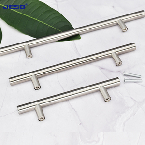 2026 Modern Design Custom Stainless Steel Matte <strong>Black</strong> Cabinet Handles Stainless Steel Furniture Wardrobe Drawer Handles - Product Image 3