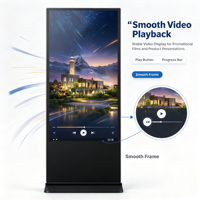 Fournisseur professionnel d'affichage numérique tactile capacitif sur pied, écran LCD publicitaire pour le marché commercial mondial
