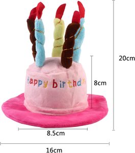 Accesorios para el Cabello de Poliéster, Divertidos, Lindos y Cómodos, Gorro de Cumpleaños para Perros y Gatos, en Oferta - Product Image 3