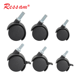 Ressam Factory Furniture Wheel Caster Möbel rolle 1,5 Zoll und 2 Zoll Basic Plastic Caster Wheels - Product Image 4