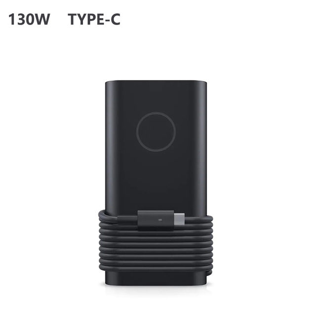 130W TYPE-C USB C 20V 6.5A Original Laptop Power Supply AC Adapter Charger for DELL XPS 15 9500 9575 9570 9510 Notebook