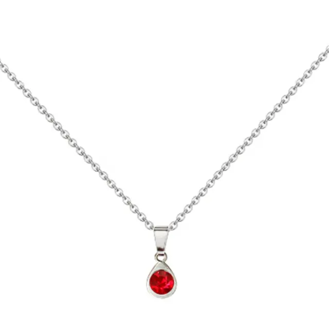 DIY Accessories Fashion Jewelry 12 Months Birthstone Charm Necklace