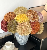 Penjualan laris buket bunga buatan Hydrangea sutra mewah untuk pengaturan pernikahan
