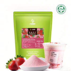 Polvo de Fresa Popular para Bebidas Instantáneas, Sabor Dulce a Fruta, Sabor Suave para Té con Leche, Té de Burbujas, Certificado Halal, Aditivos de Azúcar - Product Image 5