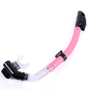 xinyixuan Dry Top Snorkel, tube respiratoire intégral en silicone PVC pour la plongée avec pince de masque pour la natation - Product Image 1