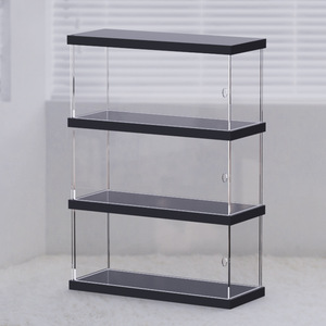 Boîte de présentation en acrylique HD anti-poussière de type debout pour figurines et blocs de construction, armoire de <span class=keywords><strong>rangement</strong></span> moderne à quatre étages - Product Image 2