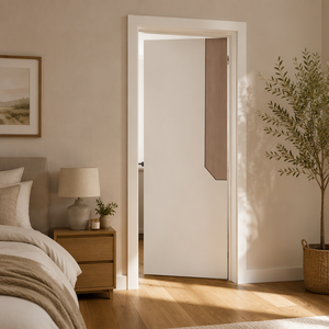 Fournisseur chinois de portes intérieures écologiques en WPC, épaisseur 40 mm, design moderne, pour les entrepreneurs, solution de projet - Product Image 1