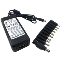 Alimentation électrique régulée pour ordinateur, sortie CC 20V 3.25A, chargeurs pour ordinateur portable 65W, adaptateur secteur CC 19.5V 20V 20.5V 21V, 20V 3.25A avec 10 embouts