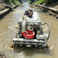 Véhicule sous-marin autonome avancé pour le dragage, avec une largeur de nettoyage de 900 mm et une extraction pour le dégagement des canalisations immergées