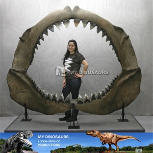MON DINO Grande Taille Animal Marin Megalodon Dents Et Modèle de Mâchoire Pour Aire De Jeux Intérieure - Product Image 2