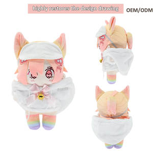 Muñeca de Peluche Personalizada de Algodón con Diseño de Dibujos Animados Kawaii, Figura de Princesa de 20 cm, Estilo Chibi, para Disfrazarse en Cumpleaños - Product Image 4