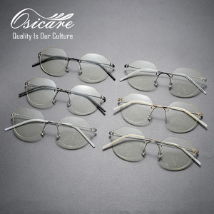 Osicare 2375 <span class=keywords><strong>Lunettes</strong></span> <span class=keywords><strong>de</strong></span> luxe <span class=keywords><strong>de</strong></span> marque en or, vente en gros, <span class=keywords><strong>lunettes</strong></span> sans monture, lentilles <span class=keywords><strong>de</strong></span> créateur <span class=keywords><strong>de</strong></span> qualité supérieure, monture en titane, <span class=keywords><strong>lunettes</strong></span> optiques pour hommes - Product Image 4