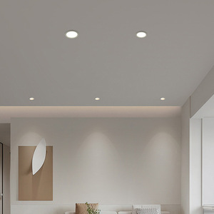 Prix usine LED Panneau lumineux et Downlight Plafond rond Design carré avec montage encastré en surface pour application hôtelière - Product Image 1