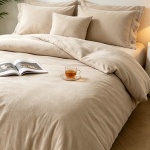 HONI OEM – Draps et housses de couette en coton personnalisés, entièrement surpiqués, moelleux et respirants pour toutes les saisons - Product Image 2