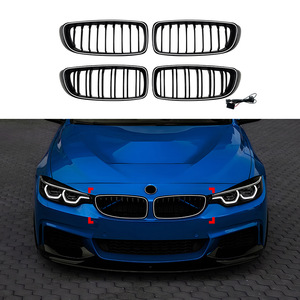 Bmw 4 Series F32 F33 F36 Led Grille With Light Single Or Double Line Front Bumper Modification - Product Image 1