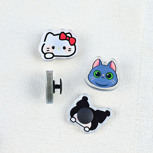 Großhandel Custom UV Printed Clear Cute <span class=keywords><strong>Mini</strong></span> Laser Cut Acryl Schuh Charms Zubehör Schuh Pin für die Dekoration - Product Image 4