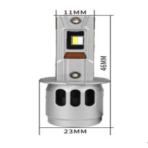 Ampoule de phare LED FHO H3 16W 1700LM 9-32V Taille mini 1:1 Sans erreur Canbus Plug and Play Lampe automobile NSSC - Product Image 6