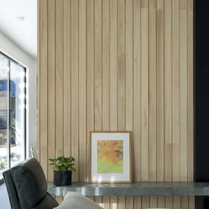 ألواح جدارية خشبية صلبة جميلة وعصرية من خشب الباولونيا لعام <span class=keywords><strong>2026</strong></span>، ديكور فندقي ومنزلي فاخر، قوالب متينة - Product Image 1