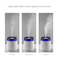 Humidificateur à ultrasons à brume froide 3L, grande capacité, autonomie de 16 heures, lumière LED, humidificateur d'air silencieux pour la chambre, la maison, le bureau