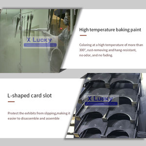 Phong cách mới sàn thạch anh sứ mẫu sàn gỗ kim loại kệ đá đá cẩm thạch Giá gạch khảm hiển thị nhỏ đứng đá granit - Product Image 3