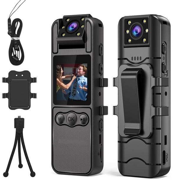 Night Version HD 1080P Security Body Camera Video Recorder Personal Civilians Body Worn Camera With 1.3 Inch Screen