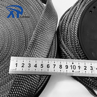 Manchon en fibre de carbone 3K 6k 12k haute rigidité et résistant à la déchirure pour la protection contre l'usure des câbles des robots industriels