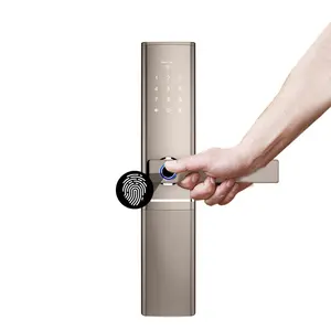 Groothandel Prijs Keyless Handig Ideale Beveiliging Biometrische Vingerafdruk Scanner Touch Screen Deurslot Met C Niveau Cilinder
