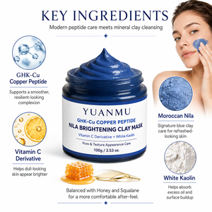 <span class=keywords><strong>Masque</strong></span> Facial Détoxifiant et Séborégulateur <span class=keywords><strong>Nila</strong></span> Vitamine C GHK-Cu Éclaircissant, <span class=keywords><strong>Masque</strong></span> à l'Argile Raffinant les Pores pour le <span class=keywords><strong>Visage</strong></span> - Product Image 3