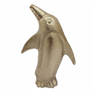 Garden Decoration High Quality Aluminium Decorative <b>Penguin</b> Sculpture Rough Brass Gold Indoor Outdoor Decor - Product Image 1