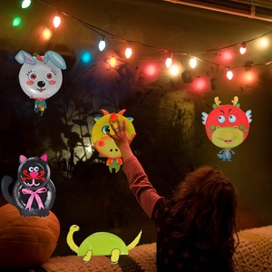 Giáo Dục Dễ Dàng Động Vật Tấm <span class=keywords><strong>Craft</strong></span> DIY Dự Án Cung Cấp Kit Nhà Sáng Tạo Hoạt Động Thời Trang Trẻ Mới Biết Đi Thủ Công Giấy Tấm Nghệ Thuật Kit - Product Image 6