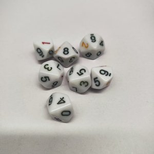 Dados de Resina y Acrílico Transparentes de 16 mm, Coloridos, de Lujo, Tallados a Mano, para Juegos de Mesa - Product Image 2