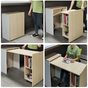 Flip Down Table Accessories With Glue Groove Center Opening Cold Rolled Steel <b>Space</b> <b>Saving</b> For Bar Counter <b>Desk</b> - Product Image 1