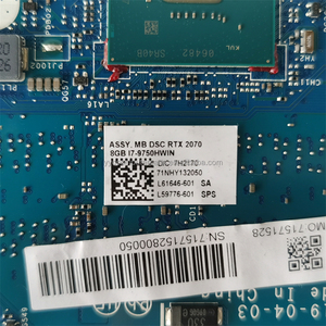 L59774-601 L59775-601 L59776-601 используется для ноутбука HP OMEN 17-CB материнская плата LA-H492P I7-9750H + RTX2070 8GB GDDR6 DDR4 100% Протестировано - Product Image 4