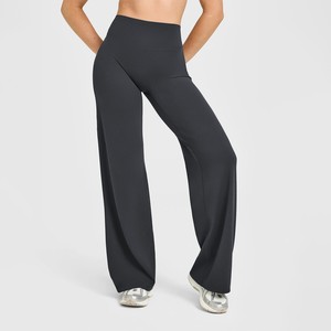 Leggings de Yoga de Cintura Alta y Pierna Ancha, Transpirables, de Secado Rápido y Elásticos, para Gimnasio y Uso Diario - Product Image 3