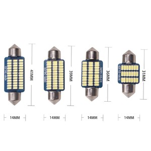 <span class=keywords><strong>Ampoule</strong></span> LED CANBUS 3014 pour <span class=keywords><strong>voiture</strong></span>, 31mm 36mm 39mm 42mm, pour éclairage de lecture, plaque d'immatriculation, <span class=keywords><strong>plafonnier</strong></span>, intérieur, dôme, feston, toit de <span class=keywords><strong>voiture</strong></span> - Product Image 2