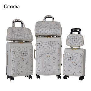 Nueva moda de cuero de la PU de la maleta con el bolso de 4 ruedas en viajes de negocios equipaje trolley bolsas <span class=keywords><strong>set</strong></span> - Product Image 1