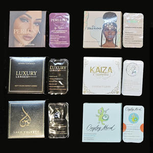 OEM ODM Fabrika Özel Renkli Kontakt <span class=keywords><strong>Lens</strong></span> Özel Etiketli Kontakt Lensler Hediye Kutusu Ambalajı Özel Etiket Logosu Toptan Satış - Product Image 1