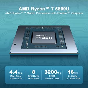 Mini PC GXMO U58 avec processeur <span class=keywords><strong>AMD</strong></span> <span class=keywords><strong>Ryzen</strong></span> 7 <span class=keywords><strong>5800u</strong></span> 8 cœurs, Wifi6 double bande, Ethernet 1000M haute vitesse, prise en charge de trois écrans, prix d'usine - Product Image 5