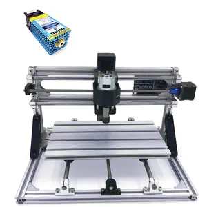 Mini máquina de grabado en cuero desmontado CNC 2418 PRO, impresora láser 3d, enrutador cnc, cabezal láser opcional