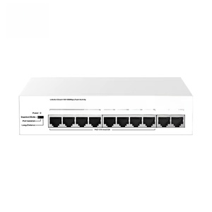 Commutateur <span class=keywords><strong>Ethernet</strong></span> non géré Gigabit complet <span class=keywords><strong>Netgear</strong></span> PoE 10 ports 2,5 GHz 10 Gb/s haute vitesse H3C Aolynk ES100 - Product Image 1