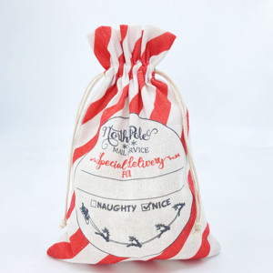 Recyclable Large Santa <b>Christmas</b> Drawstring <b>Gift</b> Present <b>Bag</b> with Use for Photo Frame - Product Image 2