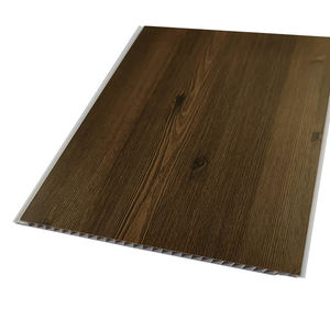 Panneau de plafond en <span class=keywords><strong>PVC</strong></span> pas cher à 0,4 $, panneau mural en <span class=keywords><strong>PVC</strong></span> stratifié bois, dalles de plafond pour la décoration intérieure - Product Image 5