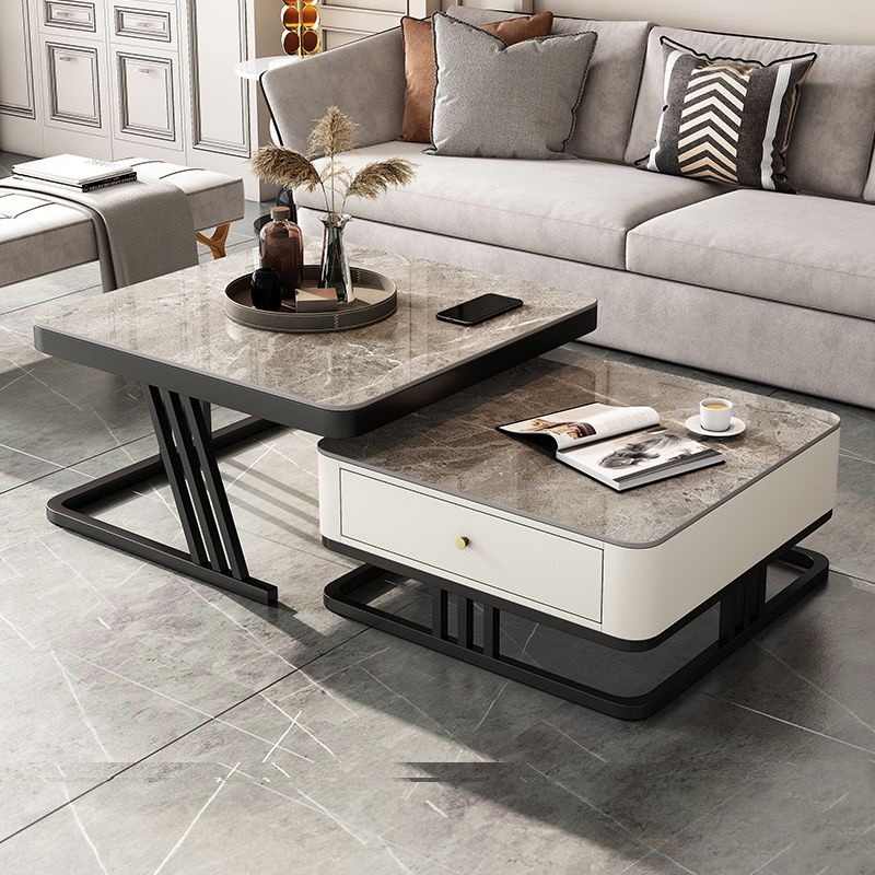 Black feet+gray tabletop