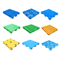 Palette en plastique HDPE robuste 1200x1000x150mm avec entrée quatre directions pour la logistique d'entrepôt, le stockage et la fabrication industrielle