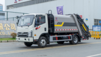 Camion à ordures compacteur diesel KAILIFENG de haute qualité 7m3 petit camion avec boîte de vitesses moteur conçu pour la collecte des déchets