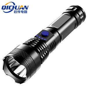 ไฟฉาย LED กำลังสูงแบบชาร์จไฟได้พร้อมจอแสดงผลแสงสีฟ้าสำหรับตกปลากลางคืนกลางแจ้ง - Product Image 4