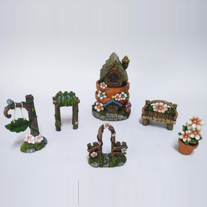 Artesanías de resina de jardín de hadas para mejorar tu espacio al aire libre con toque de fantasía mágica - Product Image 4