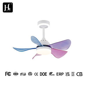 Ventilador de Techo con Luz Eléctrico con Control Remoto, Diseño de Hojas de Colores, Ideal para Habitación Infantil, Dormitorio, Hogar, Simple - Product Image 4