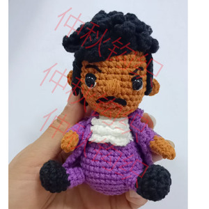 New handmade cảm xúc hoàng tử Crochet Đồ chơi búp bê tích cực khẳng định bàn trang trí tùy chỉnh Polyester giảm căng thẳng - Product Image 3