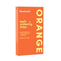 Blanchir les dents en quelques jours, bandelettes blanchissantes pour les dents à la saveur d'orange, sûres et faciles, pour un sourire plus éclatant